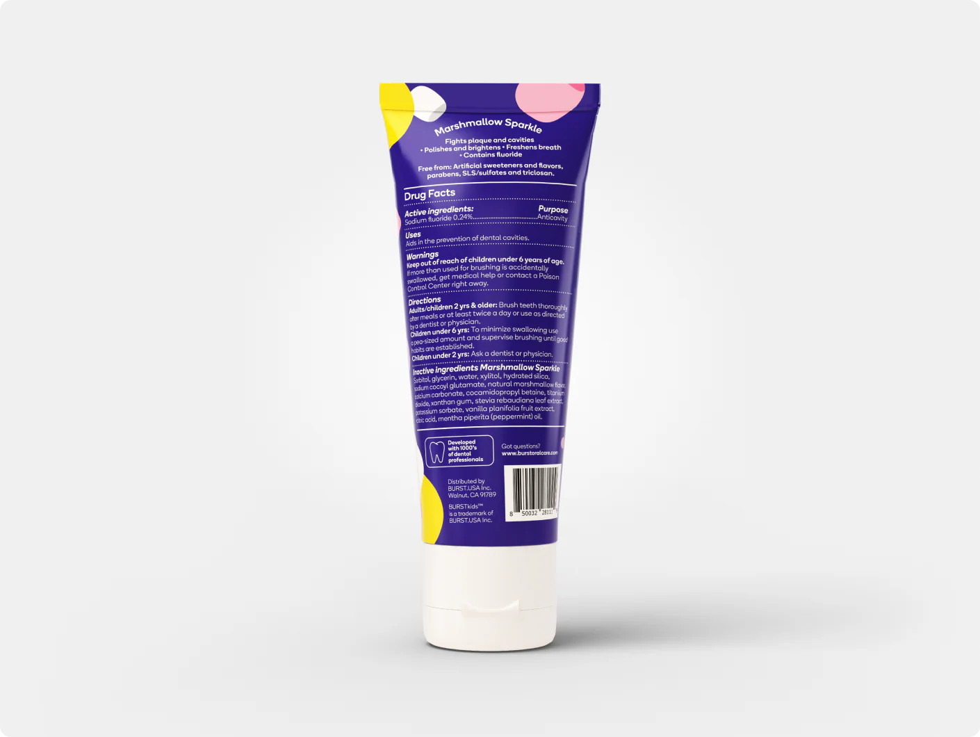 Marshmallow Sparkle Kids Toothpaste - Image 3